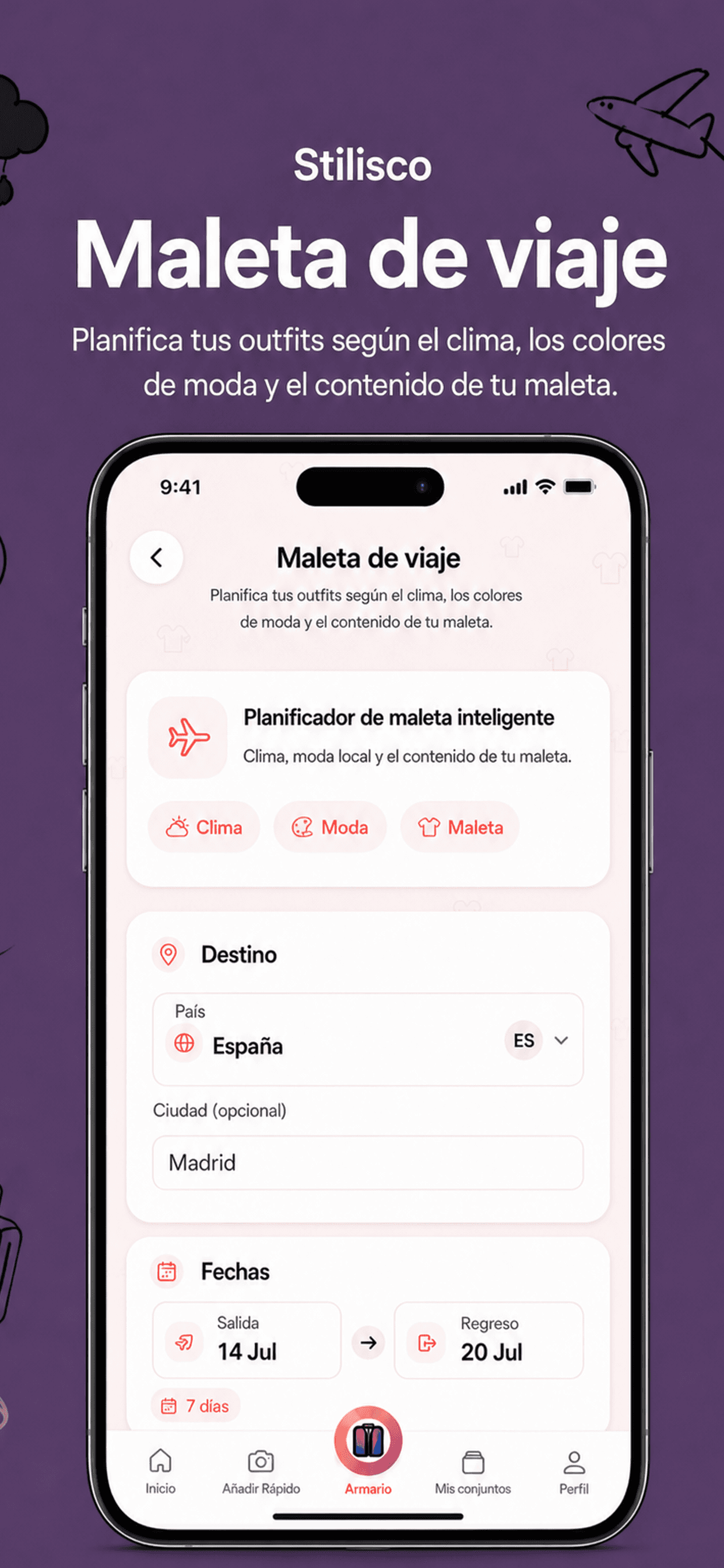 Maleta de viaje