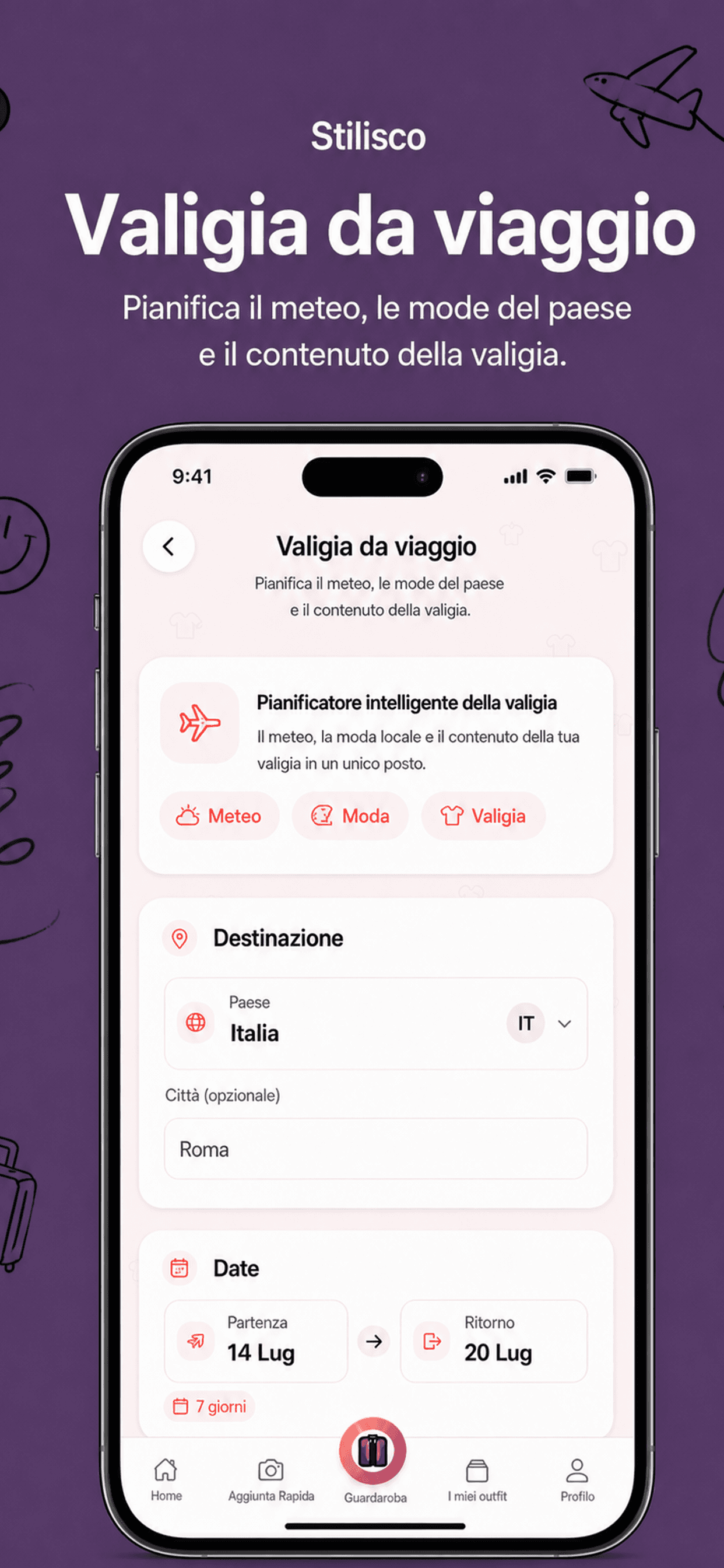Valigia da viaggio